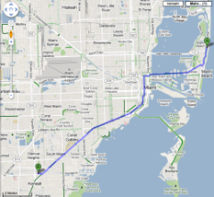 Radroutenplanung mit Google Maps