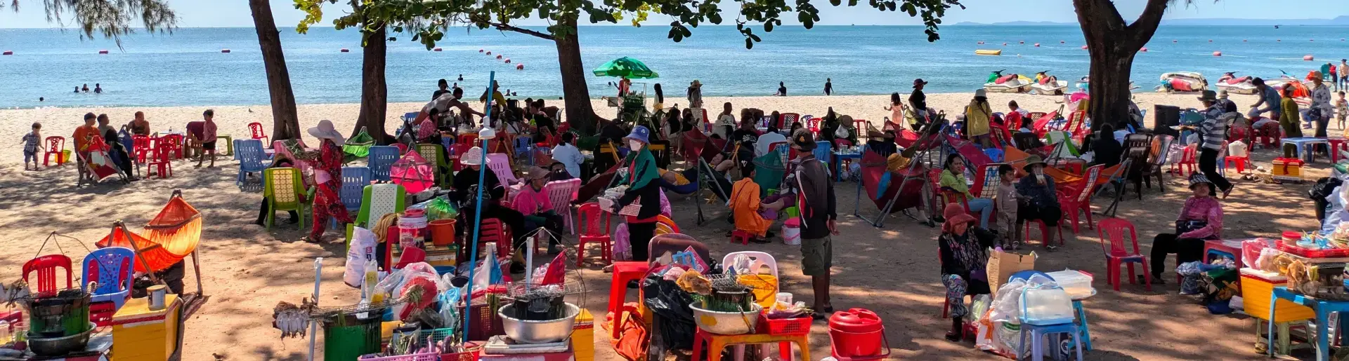 ein sonntag am strand