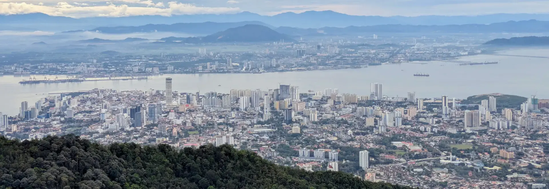 Aussicht vom Penang Hill