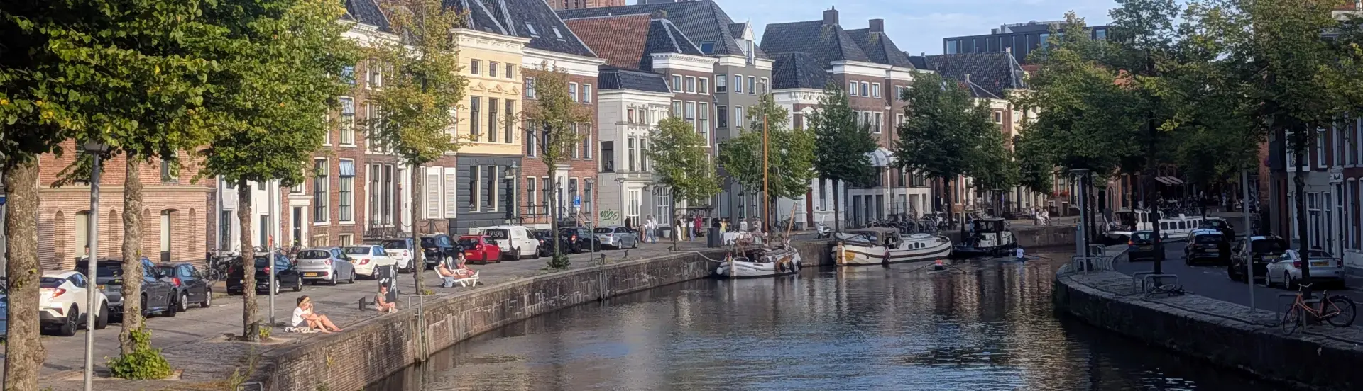 Blick auf die A in Groningen