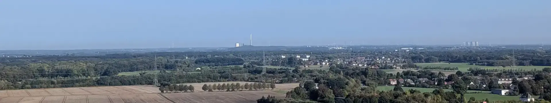 Das östliche Ruhrgebiet. Blick von der Halde Schleswig