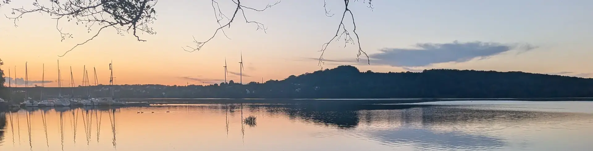 Sonnenuntergang am Möhnesee