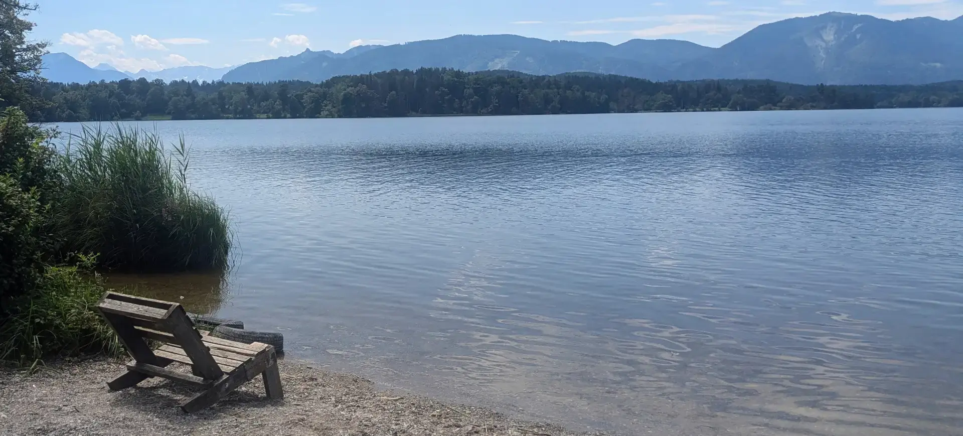 Radfahren in Bayern: Blick auf den Staffelsee