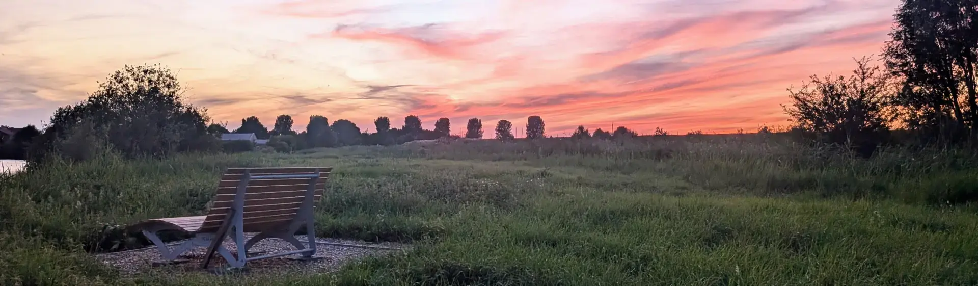 Sonnenuntergang bei Ditzum in OStfriesland