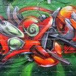 Graffiti Rennbahn Wambel