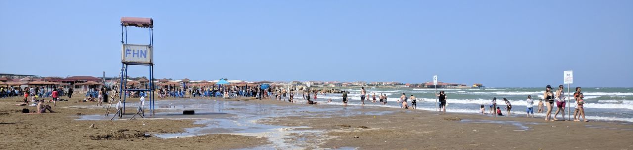 Ein Strandtag in Bilgah Aserbaidschan