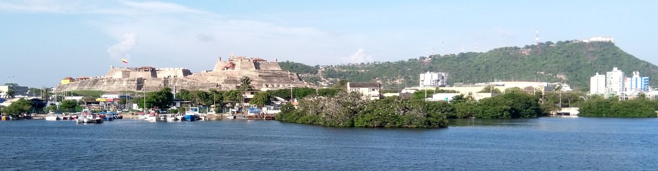 Cartagena de Indias. Blick auf die Festung San Felipe.