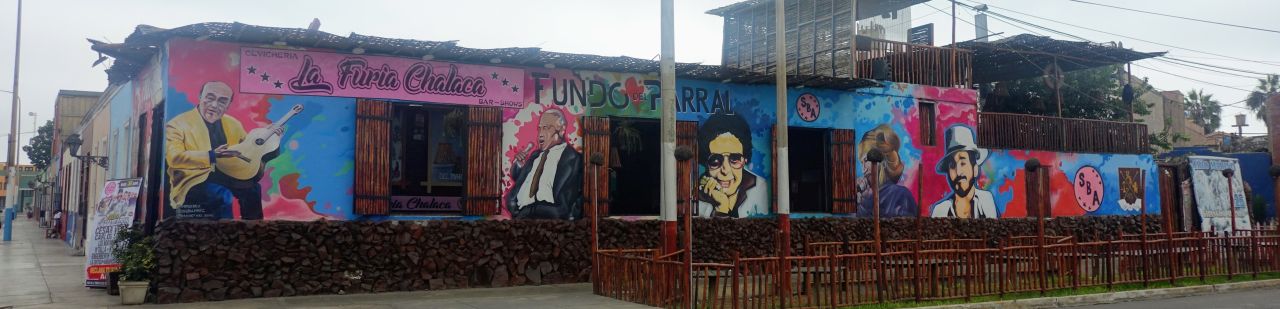 Streetart in Limas Hafen Callao