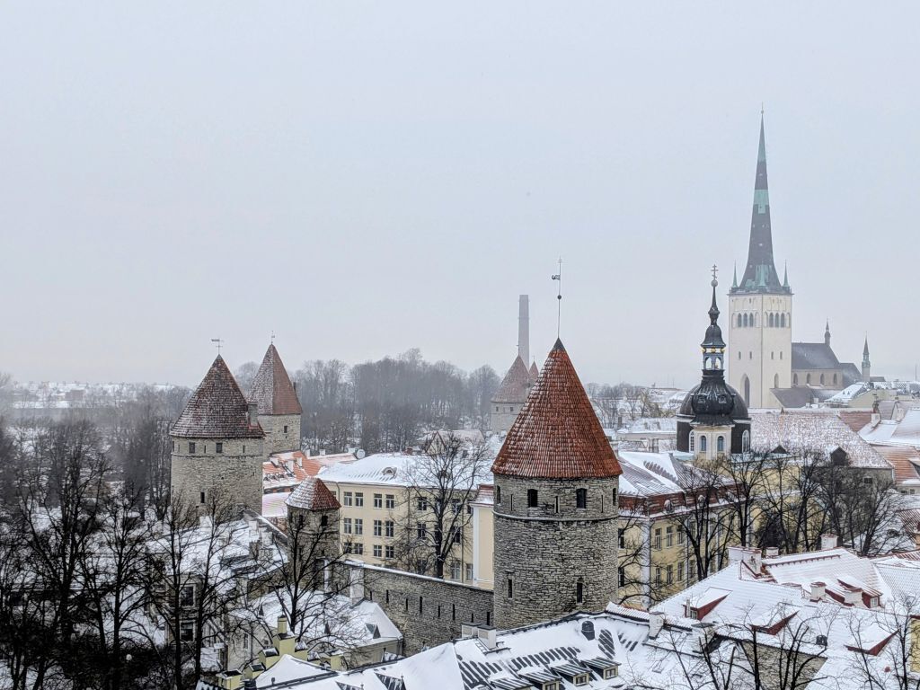Tallinn im Schnee